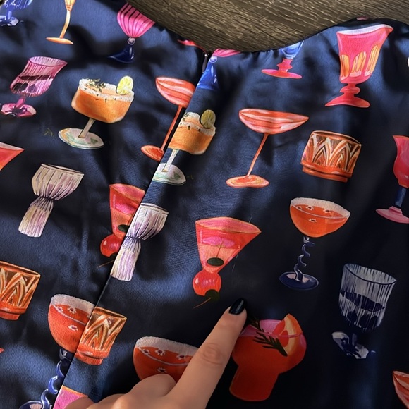 Lisa Says Gah Colorful Cocktail Print Maxi Dress - Picture 11 of 12